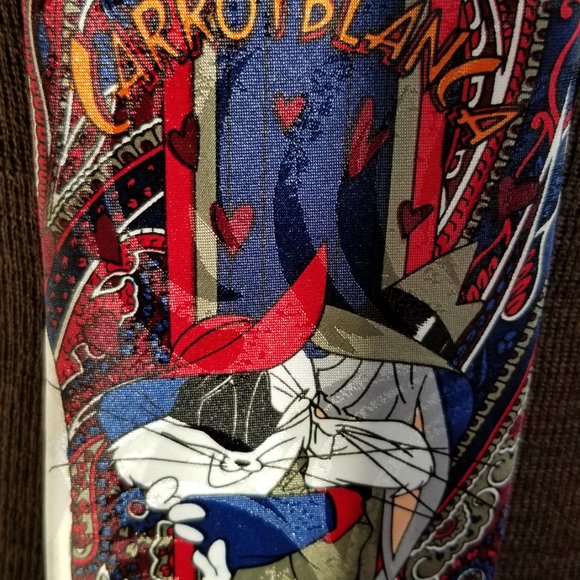 Looney tunes Bugs Bunny CarrotBlanca necktie - Picture 4 of 5